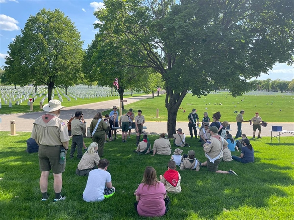 Scouts Across Community Honor Veterans this Memorial Day