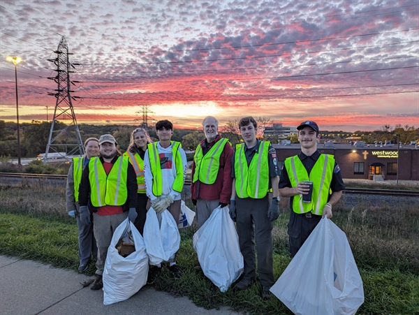 Venturing Roadside Cleanup Provides Service to Community!