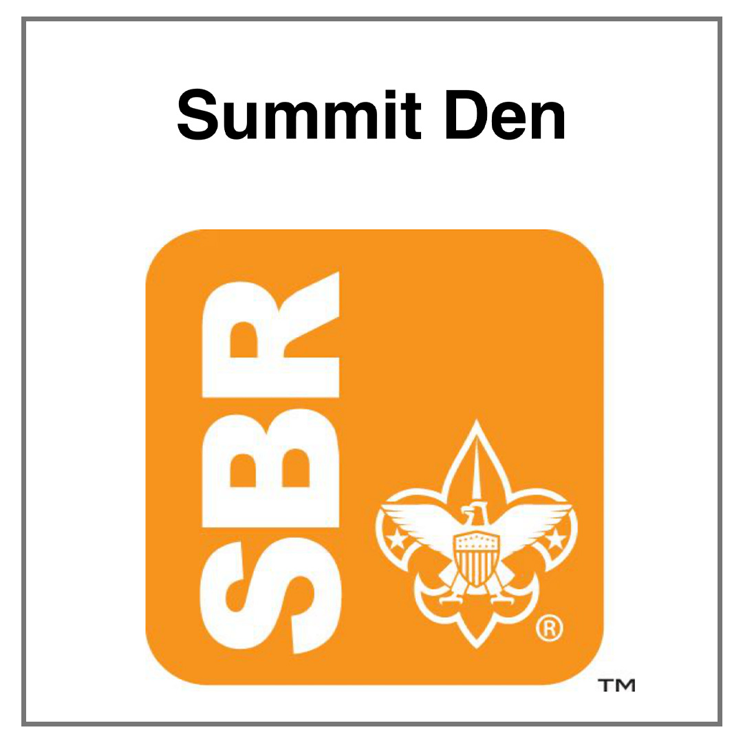 Flag of the Summit Patrol, the camp's logo and name