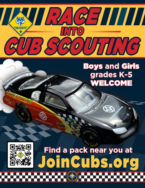 Race into Cub Scouting - Kicking Off Recruitment Season