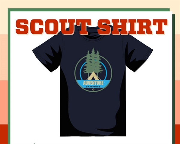 New "Go Scouting" Adventure Shirt