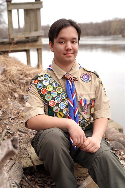 Congratulations to Vincent for receiving the 2026 Eagle Scout Service Project of the Year