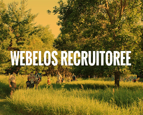 Webelos Recruitoree