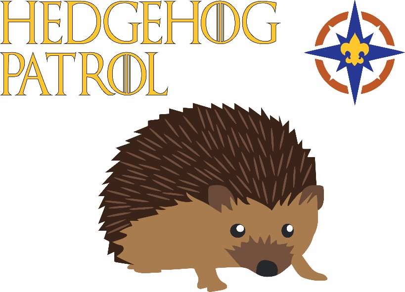 Hedgehog Patrol Flag
