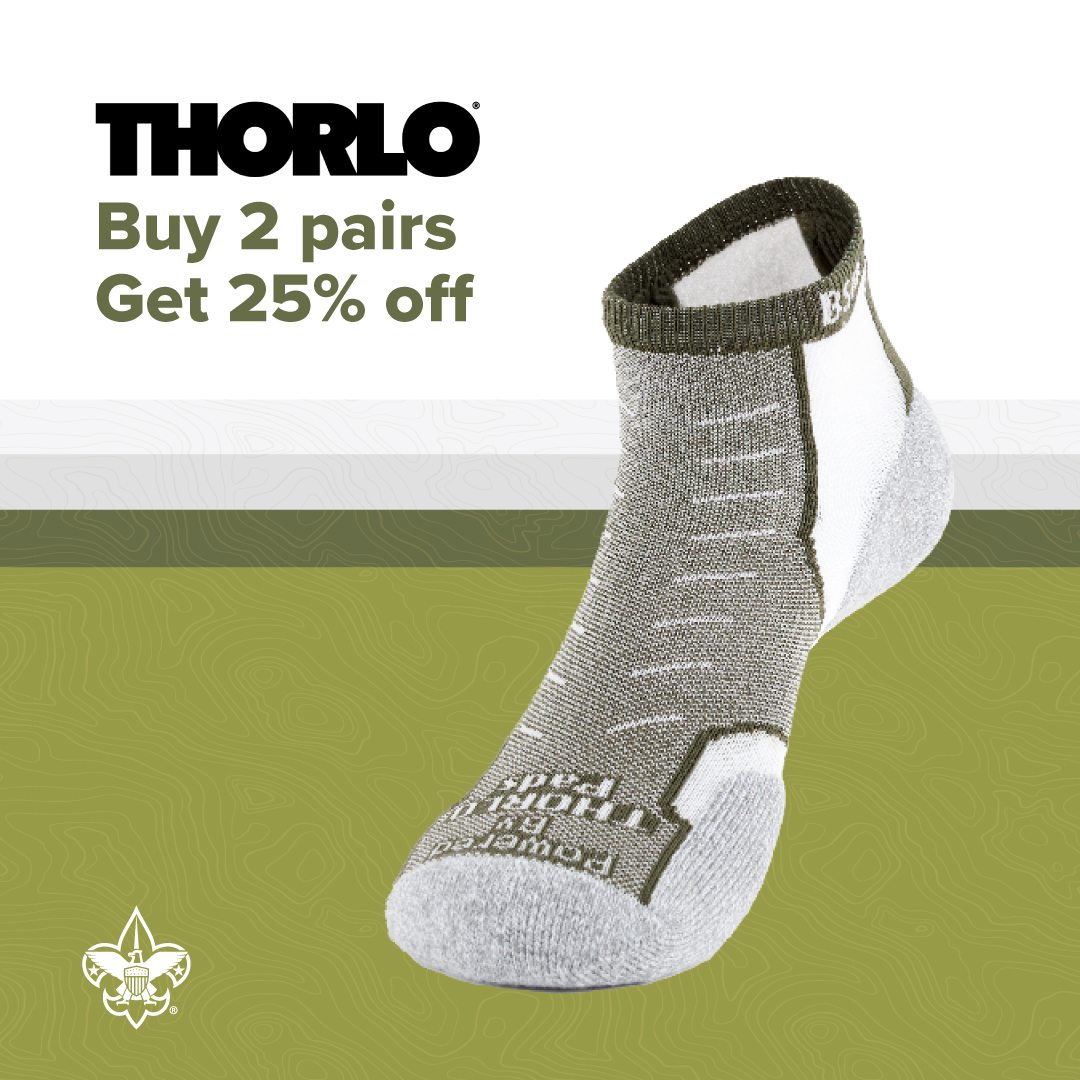 Thorlo Socks - Buy 2 pairs, get 25% off.